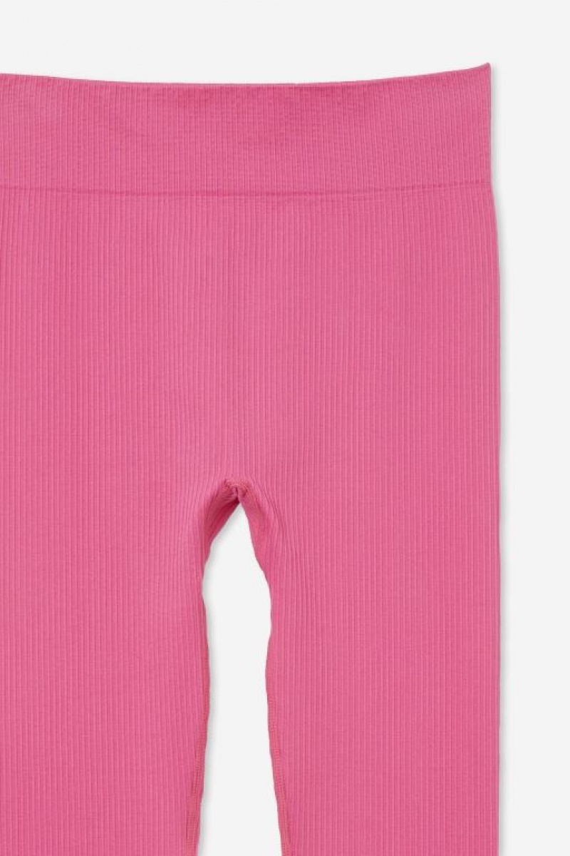 Cotton On Genevieve Seamfree Girls' Leggings Pink | XnyMFhAg1wM