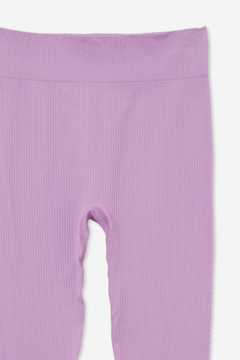 Cotton On Genevieve Seamfree Girls' Leggings Lavender | XGVvM48RJA2
