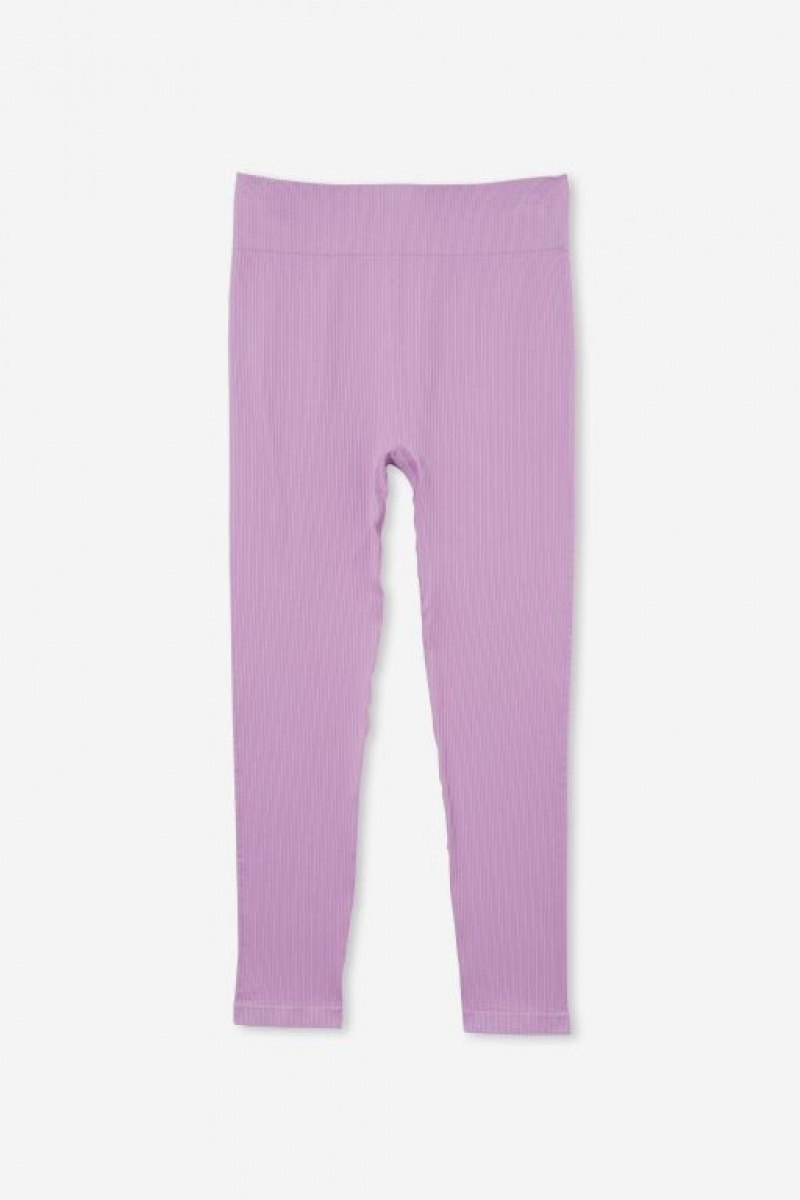 Cotton On Genevieve Seamfree Girls' Leggings Lavender | XGVvM48RJA2