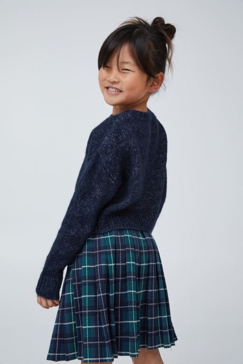 Cotton On Georgie Knit Jumper Girls' Jackets Navy | BNUfBQZFYVl