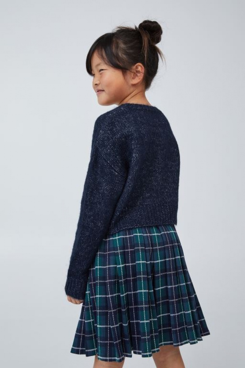 Cotton On Georgie Knit Jumper Girls' Jackets Navy | BNUfBQZFYVl
