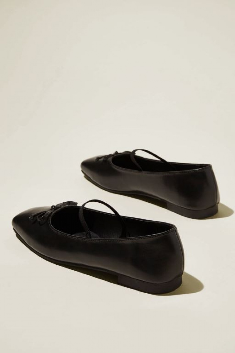Cotton On Gia Square Ballet Women's Loafers Black | eU9xbxARwnU
