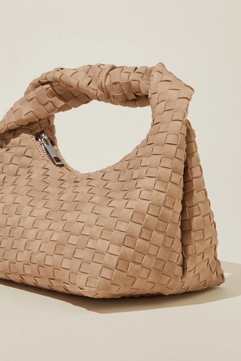 Cotton On Goldie Mini Handle Women's Bags Light Brown | 35X3TzbWqJ5