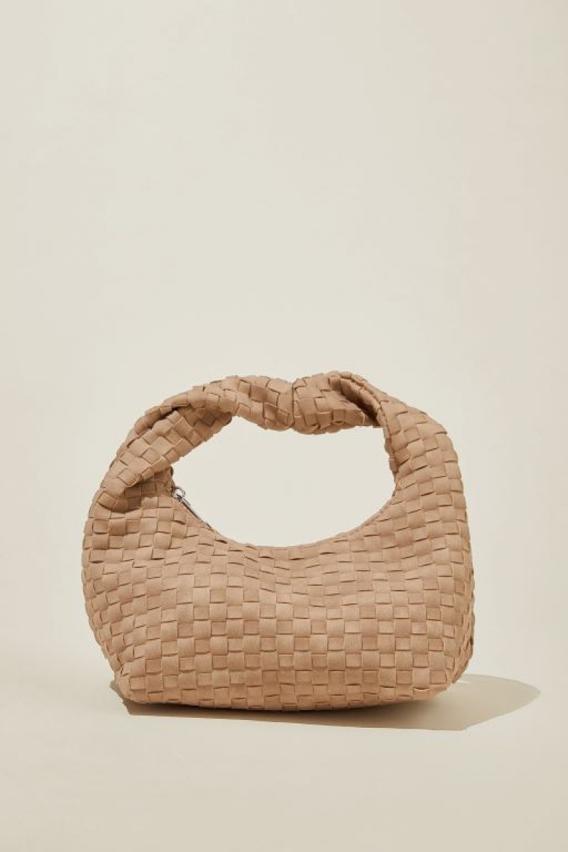 Cotton On Goldie Mini Handle Women\'s Bags Light Brown | 35X3TzbWqJ5