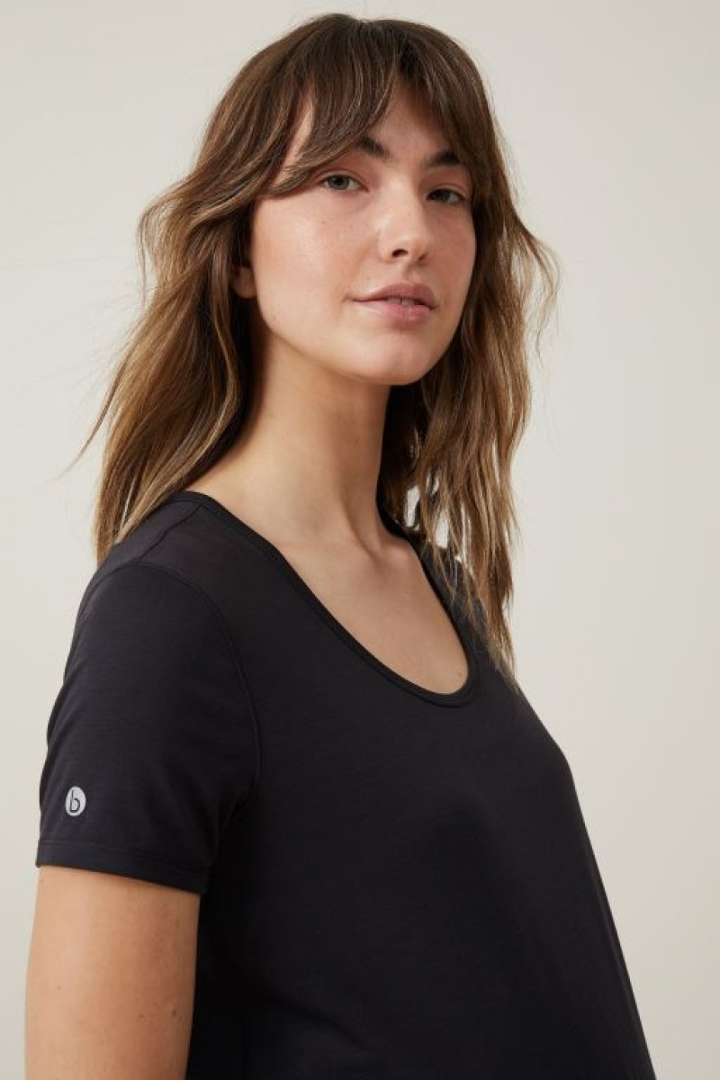 Cotton On Gym T Shirt Women's Maternity Wear Black | SDEVg2w5T1x