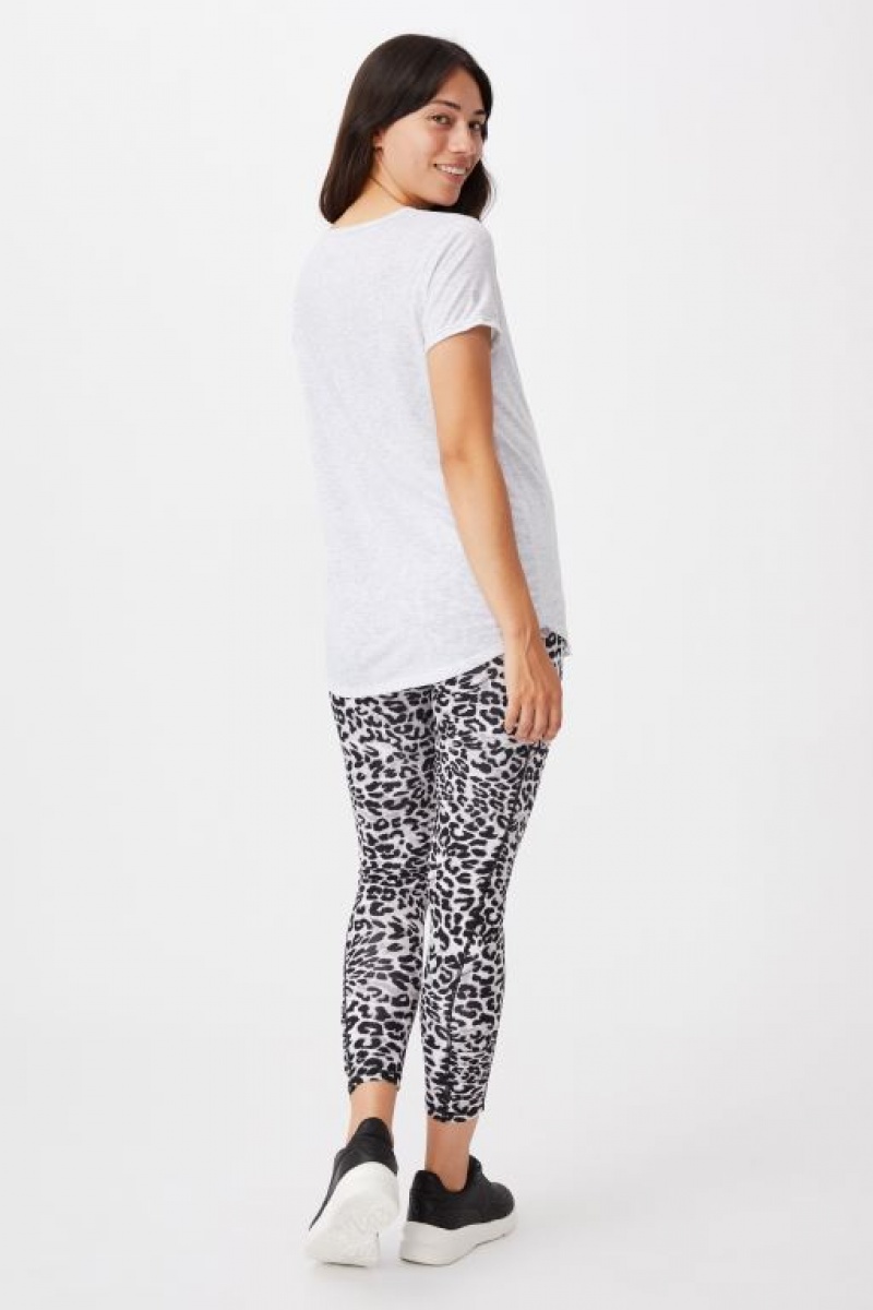 Cotton On Gym T Shirt Women's Maternity Wear Grey | wD6Wrzgfq83