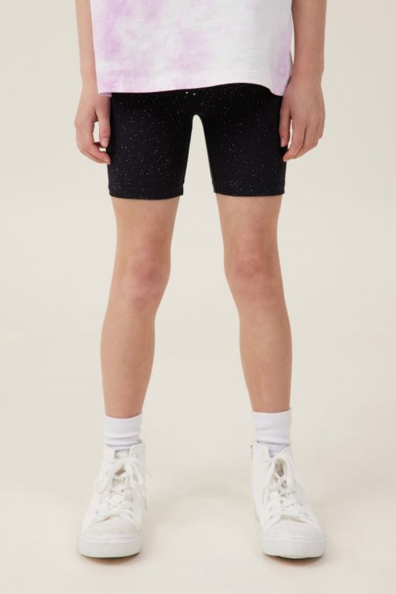 Cotton On Hailey Bike Girls\' Shorts Black | rgLJUTPIVgF