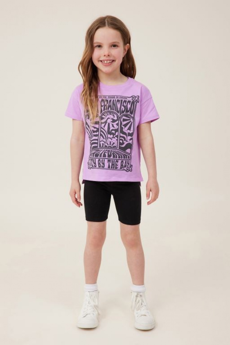 Cotton On Hailey Bike Girls' Shorts Black | SYDLWXGAqiC