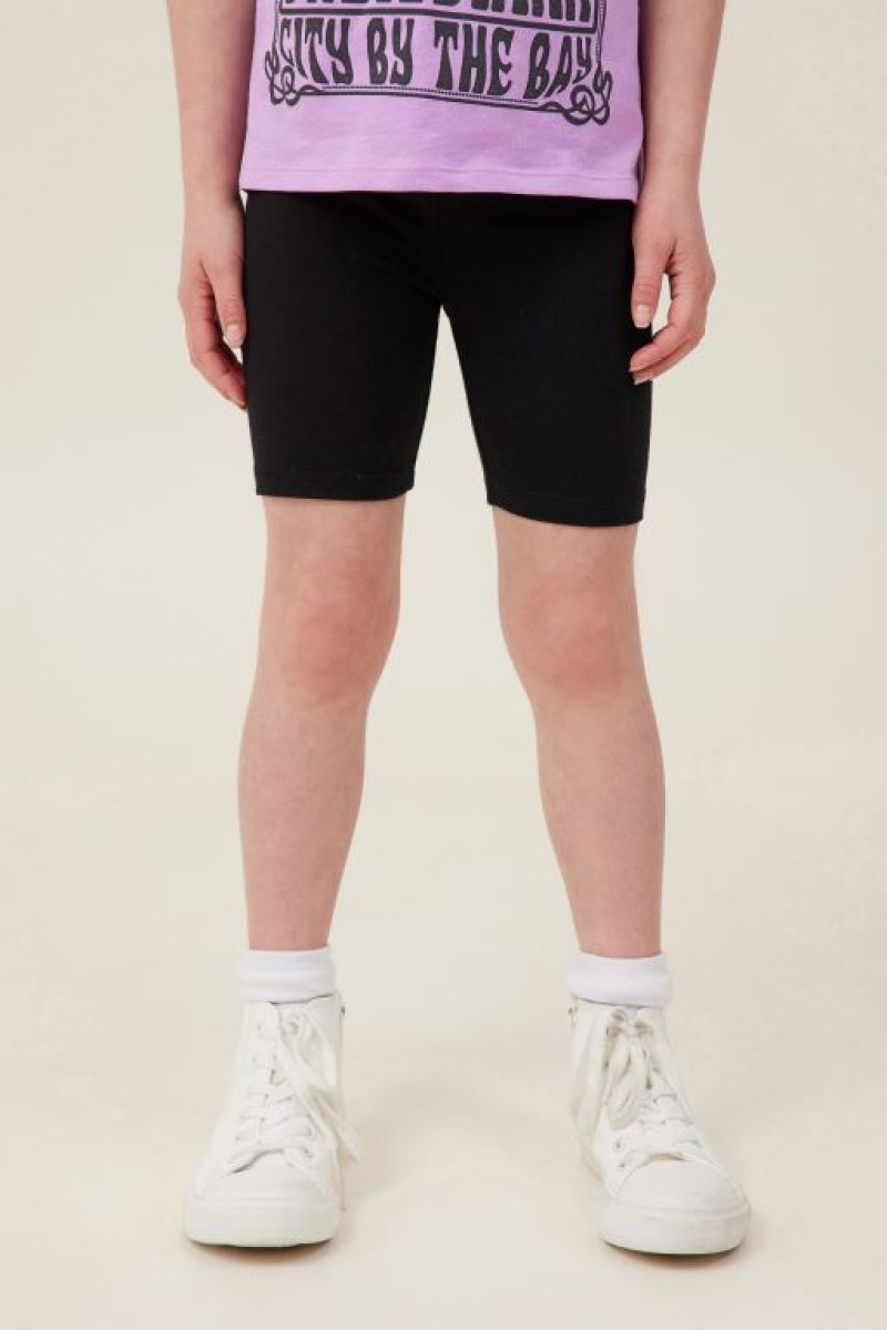 Cotton On Hailey Bike Girls\' Shorts Black | SYDLWXGAqiC