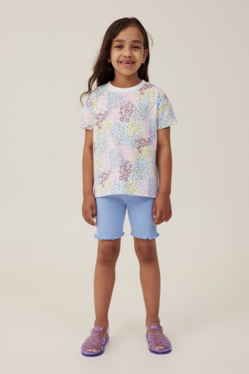 Cotton On Hailey Bike Girls' Shorts Blue | JUvGfcbFOmo