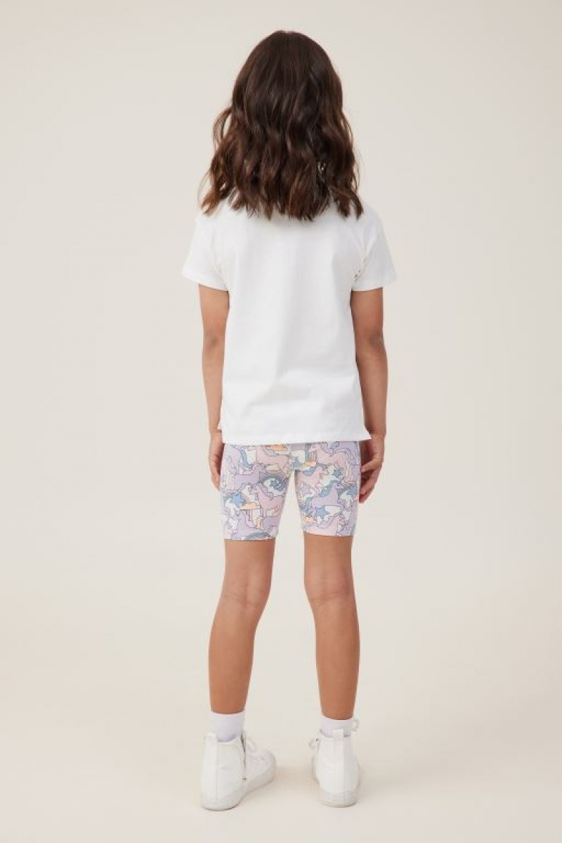 Cotton On Hailey Bike Girls' Shorts Light Yellow | SC6KAi88cV0