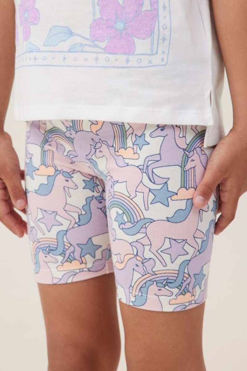 Cotton On Hailey Bike Girls' Shorts Light Yellow | SC6KAi88cV0