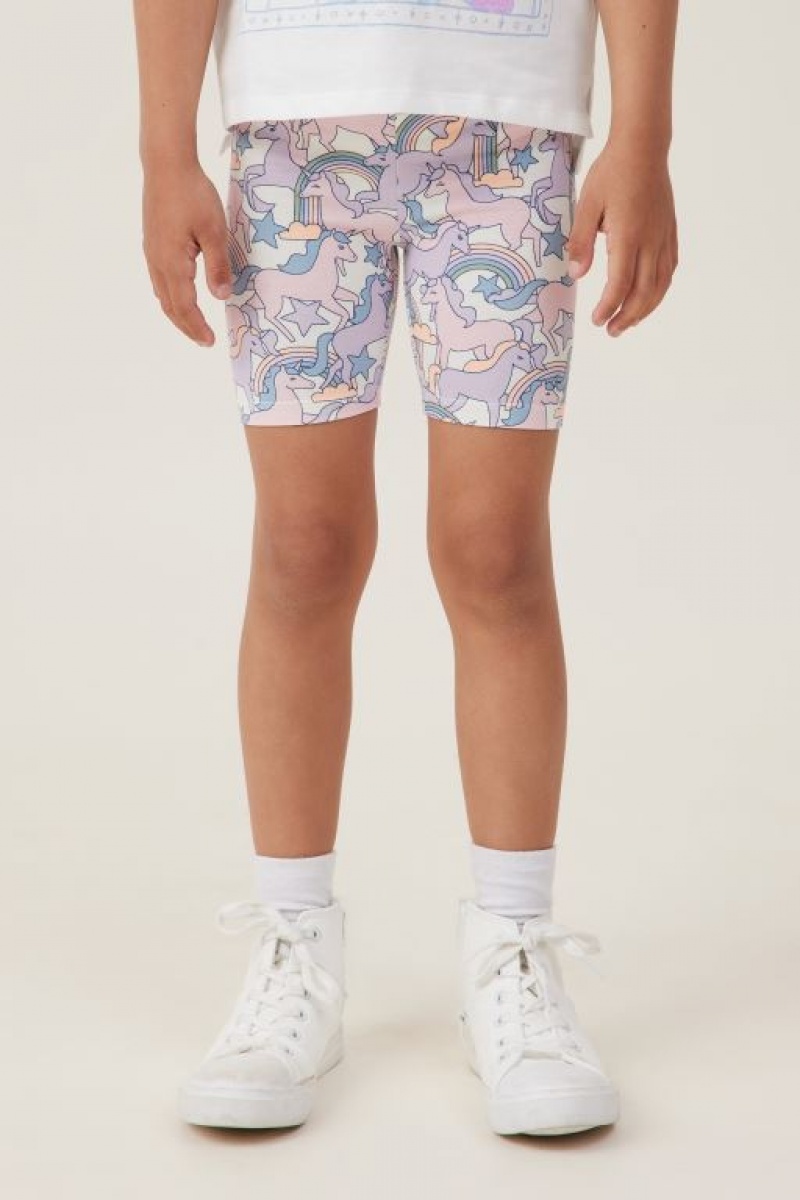 Cotton On Hailey Bike Girls\' Shorts Light Yellow | SC6KAi88cV0