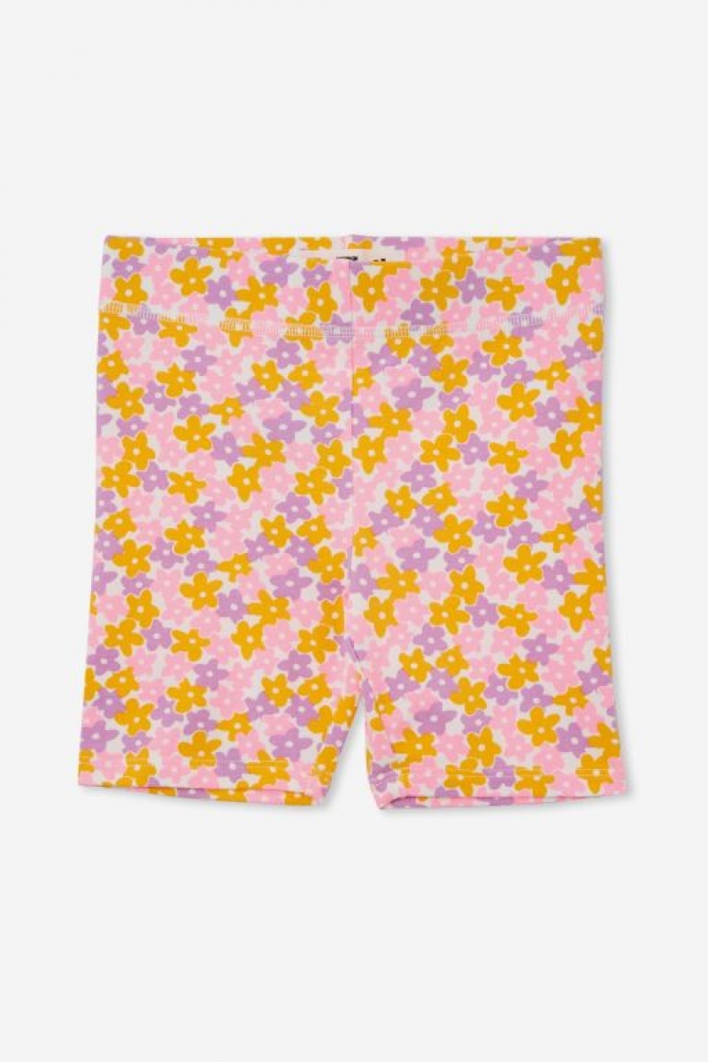 Cotton On Hailey Bike Girls' Shorts Light Yellow | JUtWDVrjTD3