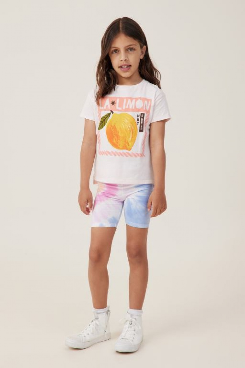 Cotton On Hailey Bike Girls' Shorts Multicolor | Nr6x08L6Cdg