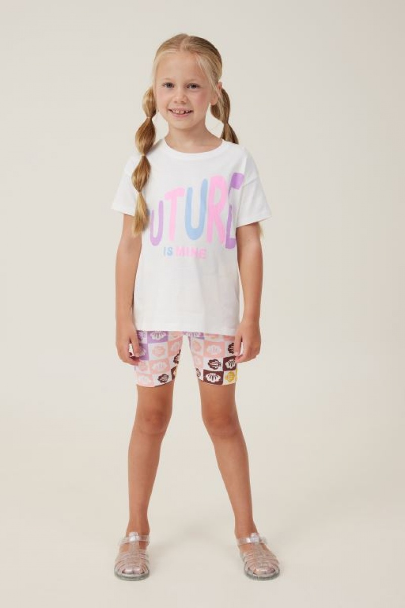 Cotton On Hailey Bike Girls' Shorts Multicolor | uzboVOtXtIj