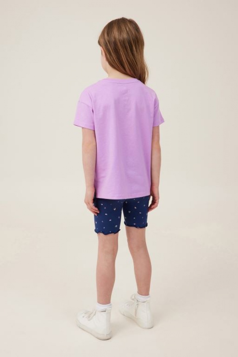 Cotton On Hailey Bike Girls' Shorts Navy | JA5vqxoYSyH