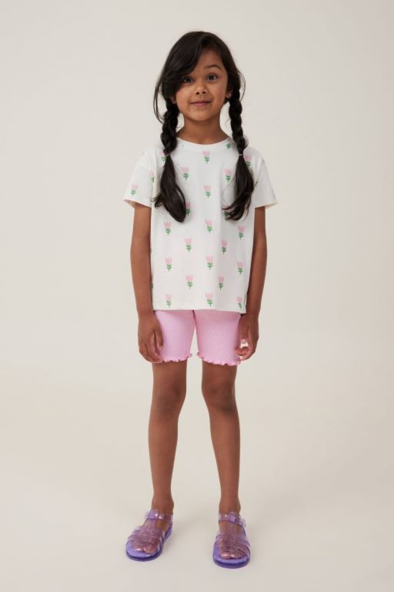 Cotton On Hailey Bike Girls' Shorts Pink | 3ZpjWbOJSKI