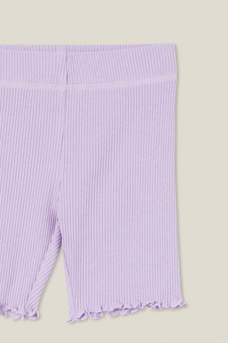 Cotton On Hailey Bike Girls' Shorts Purple | dMMuCjdf8dr