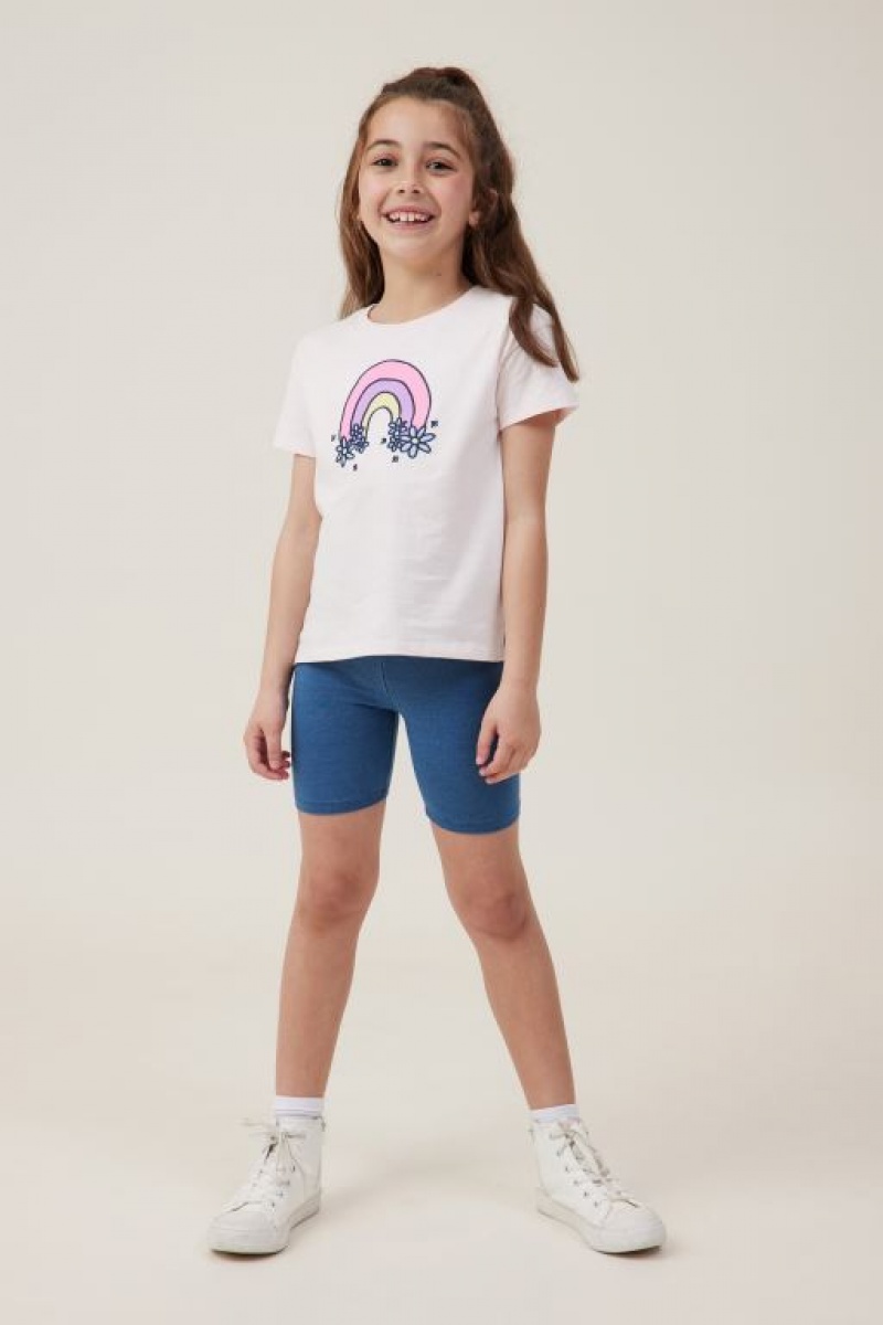 Cotton On Hailey Bike Girls' Shorts Wash | HK1JfssfENi