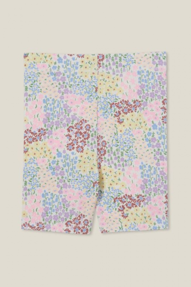 Cotton On Halley Bike Girls' Shorts Light Yellow | 5gnKbBEySfa