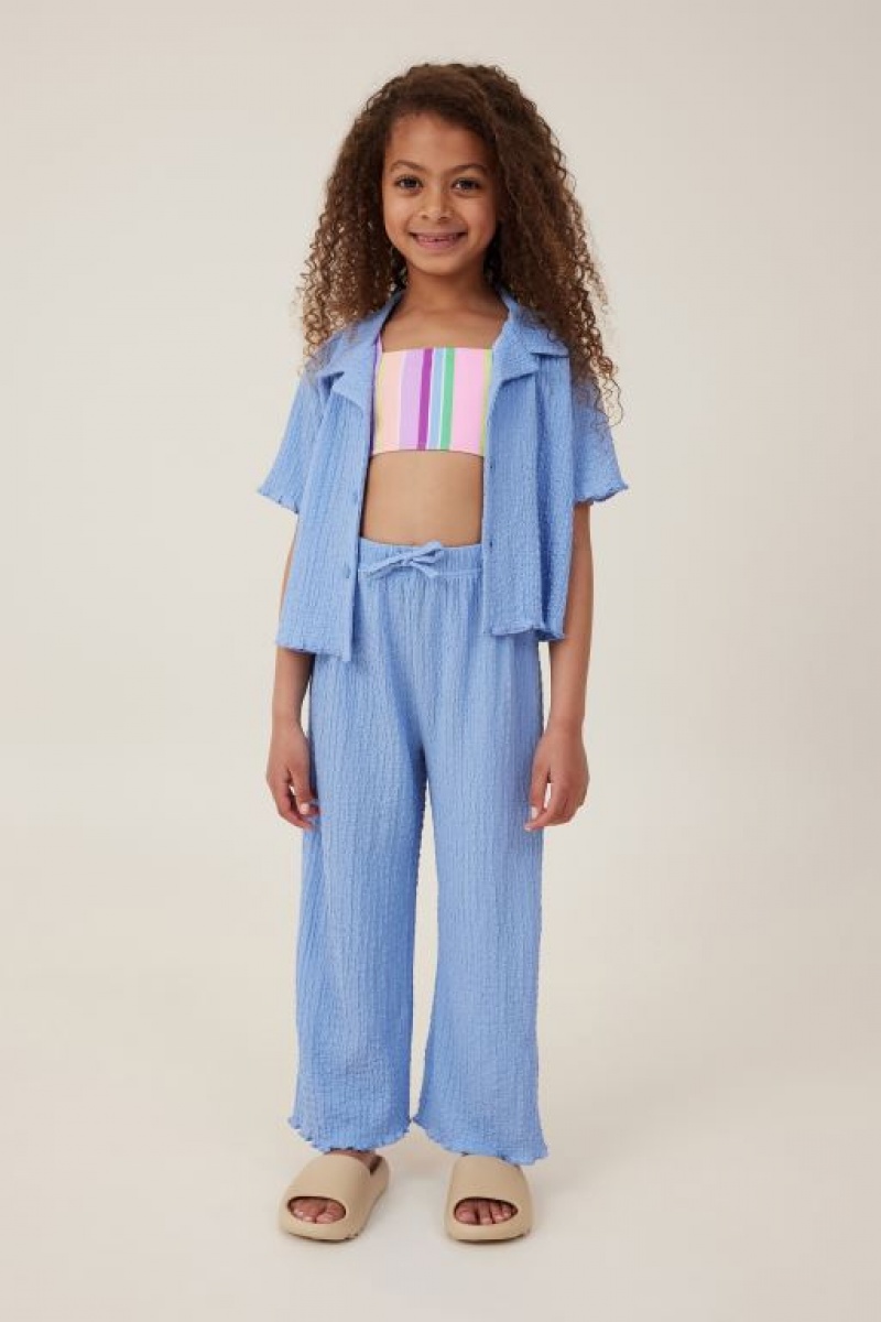 Cotton On Hallie Girls' Pants Blue | vhG0d9Ecuv2