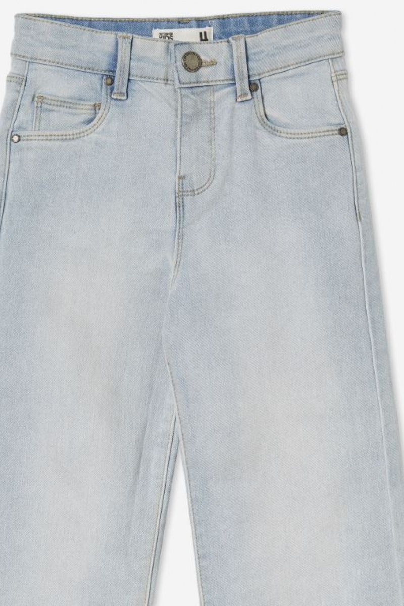 Cotton On Harper Wide Leg Girls' Jeans Wash | J2aAG3mMWHQ