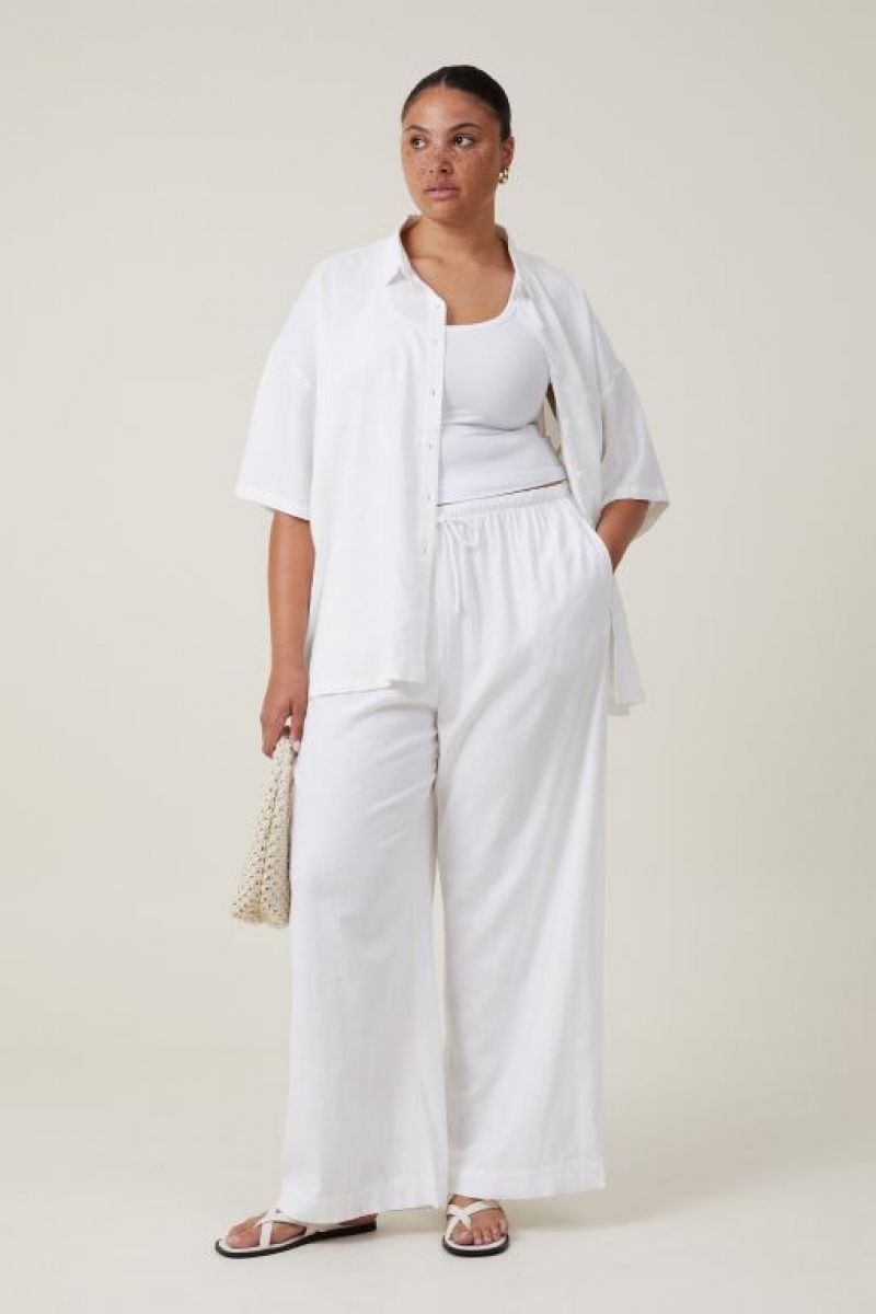 Cotton On Haven Short Sleeve Women's Shirts White | bWUlsBIzuG1