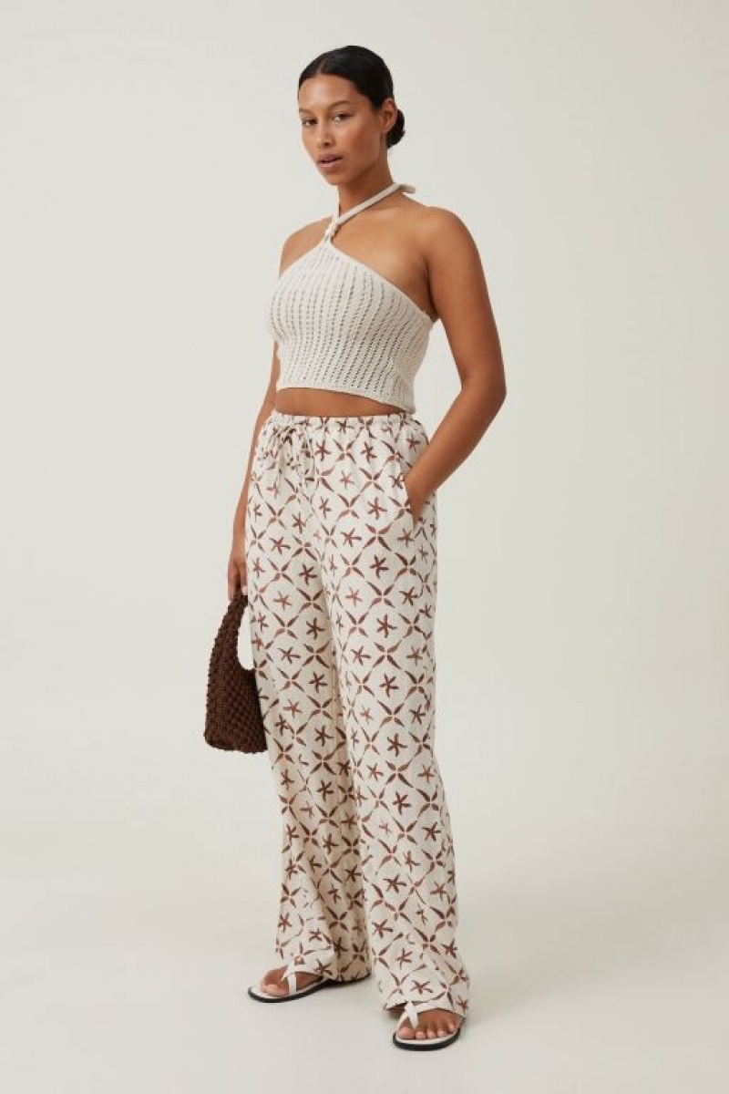 Cotton On Haven Wide Leg Women's Pants Grey | ofDrGsG5QuC