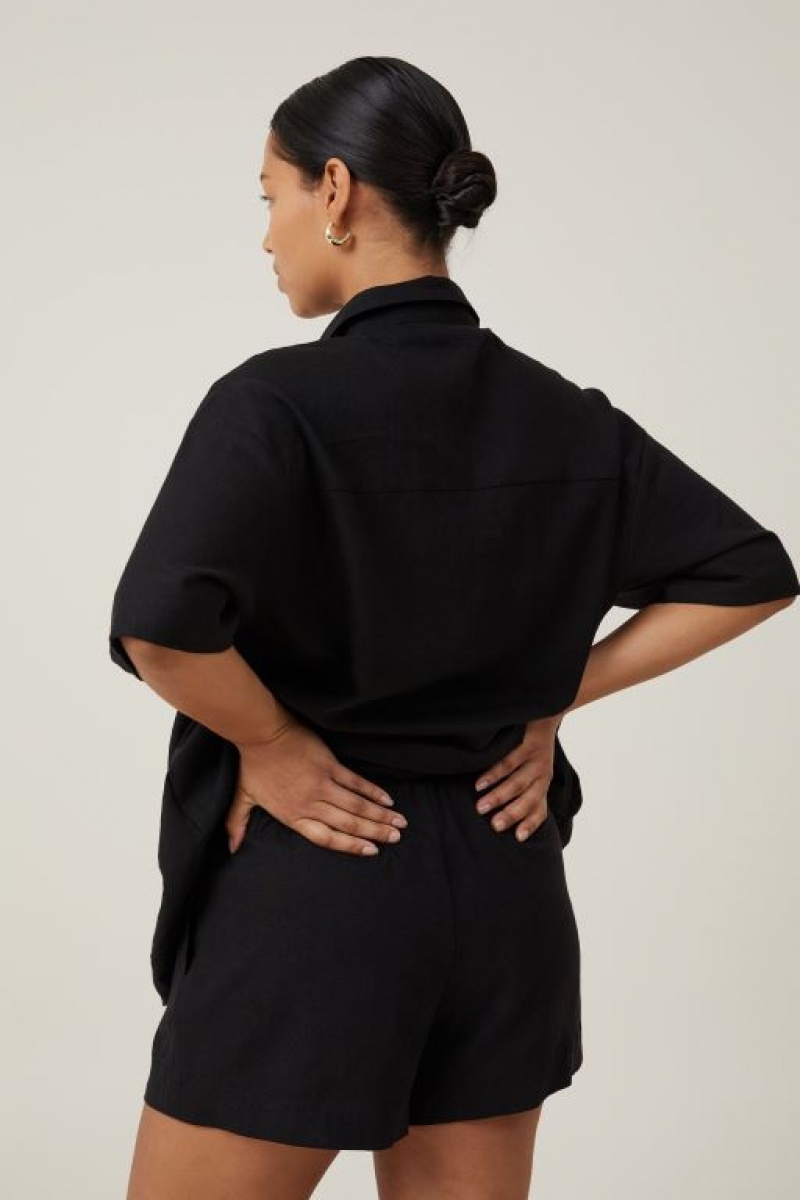 Cotton On Haven Women's Shorts Black | 8ICSnE1AAqr