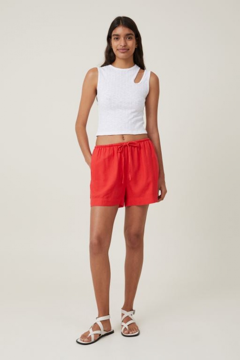 Cotton On Haven Women's Shorts Red | YkktXaugC2G