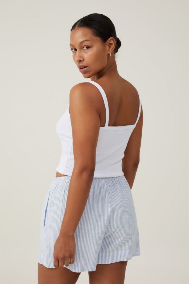 Cotton On Haven Women's Shorts Stripes Blue | GQs62v28vrj