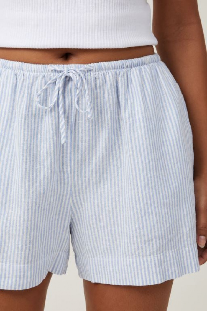 Cotton On Haven Women's Shorts Stripes Blue | GQs62v28vrj