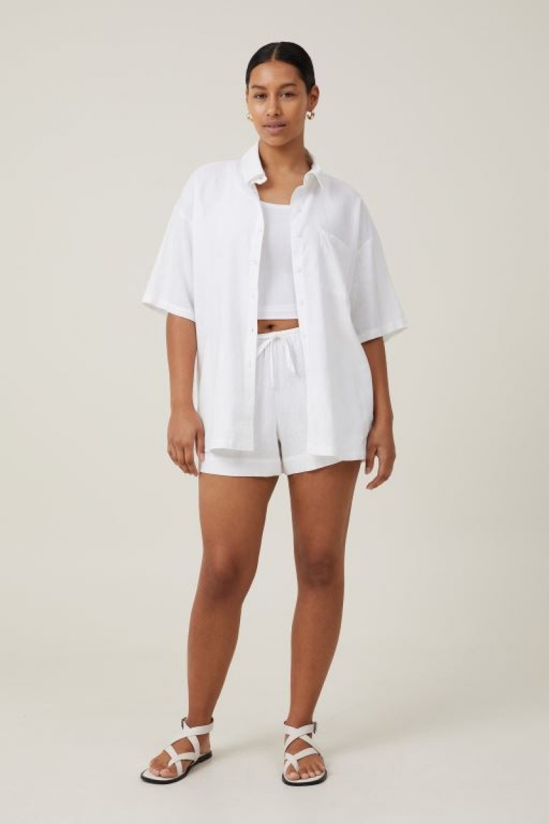 Cotton On Haven Women's Shorts White | 1Bh1aFcNE7H