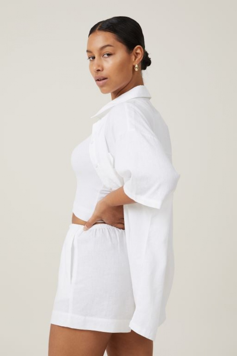 Cotton On Haven Women's Shorts White | 1Bh1aFcNE7H