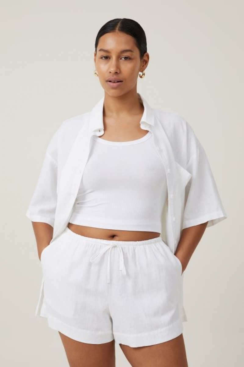 Cotton On Haven Women\'s Shorts White | 1Bh1aFcNE7H
