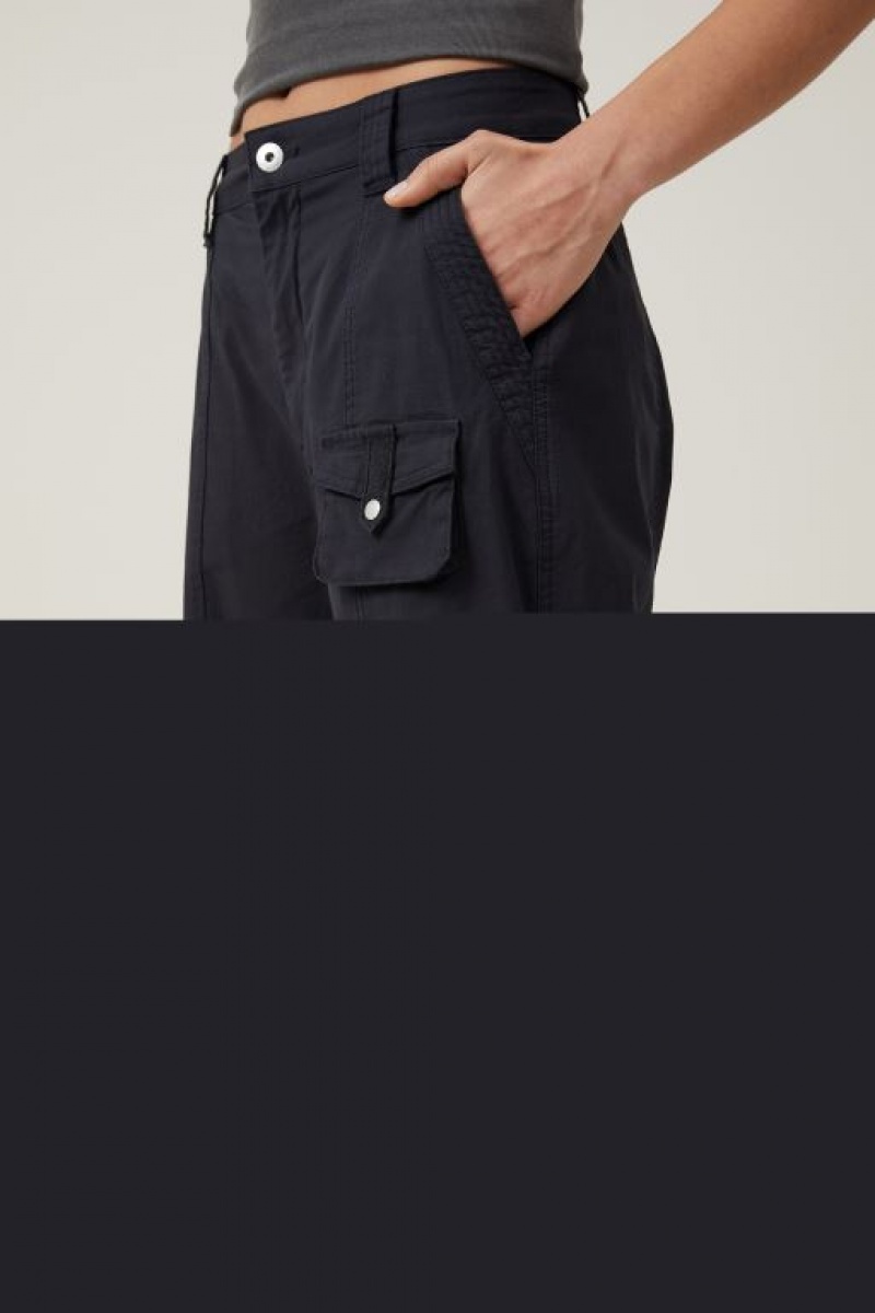Cotton On Hayden Cargo Women's Pants Black | eL16o0Smm4r