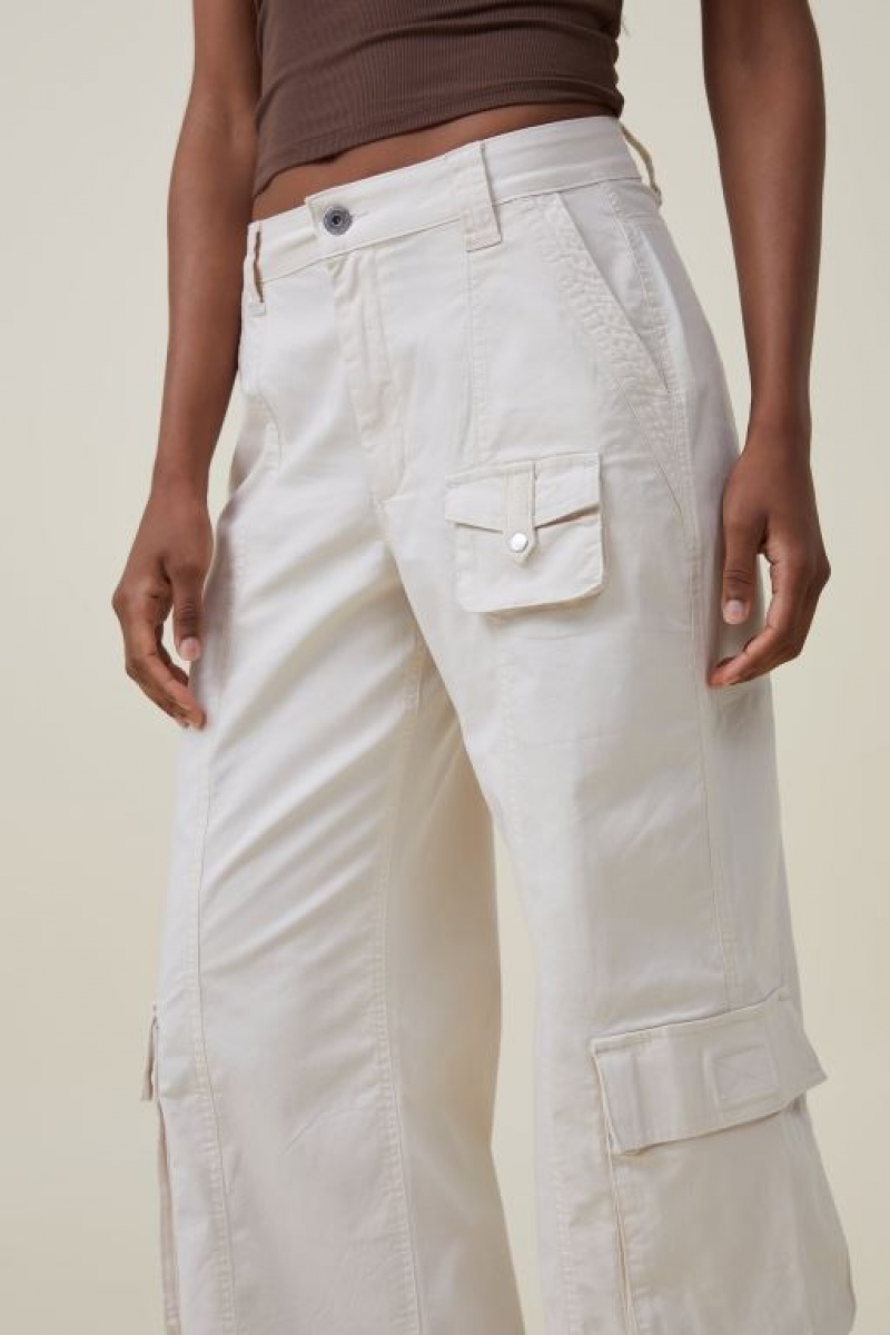 Cotton On Hayden Cargo Women's Pants Grey | Jw1KisMZnKX