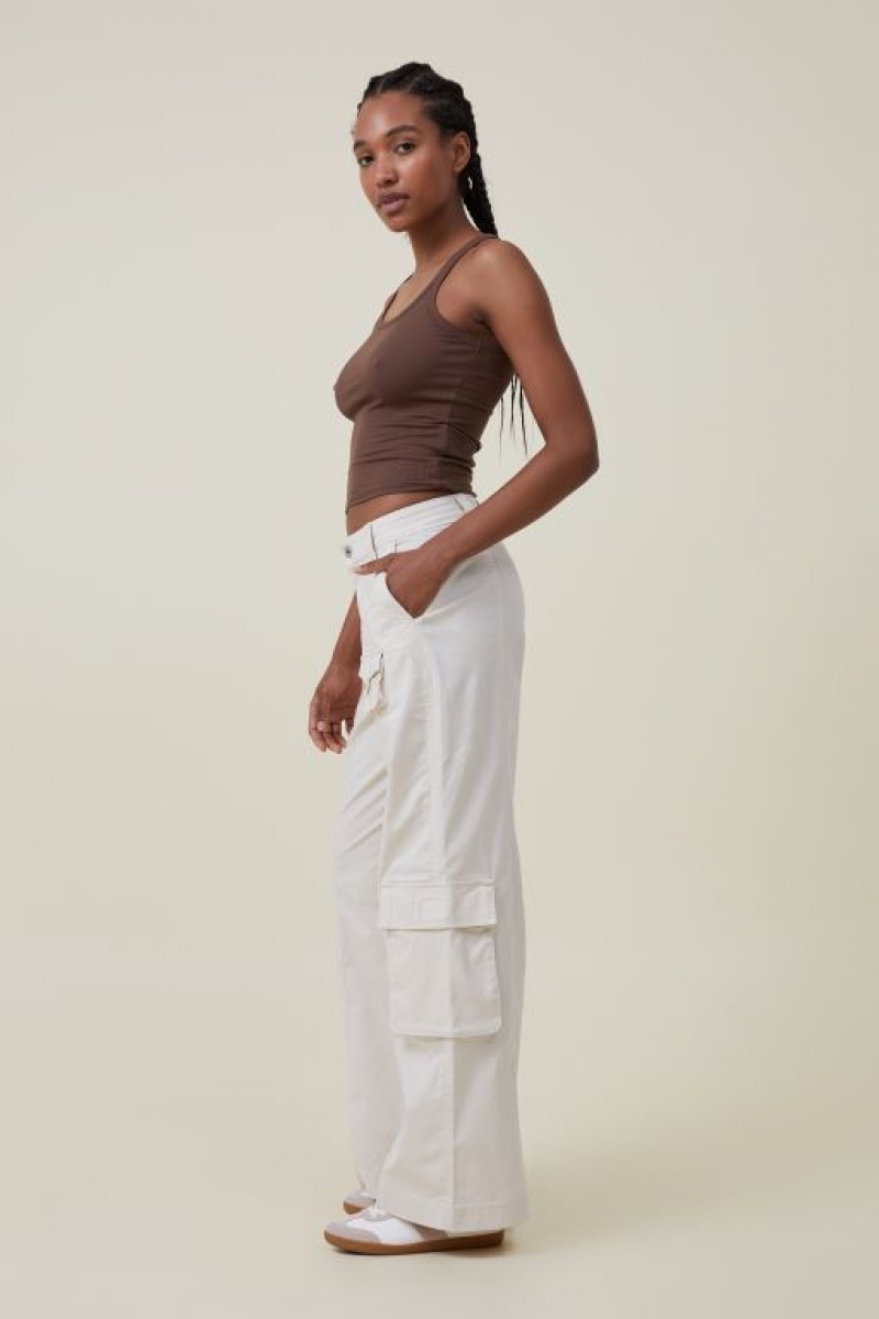Cotton On Hayden Cargo Women\'s Pants Grey | Jw1KisMZnKX