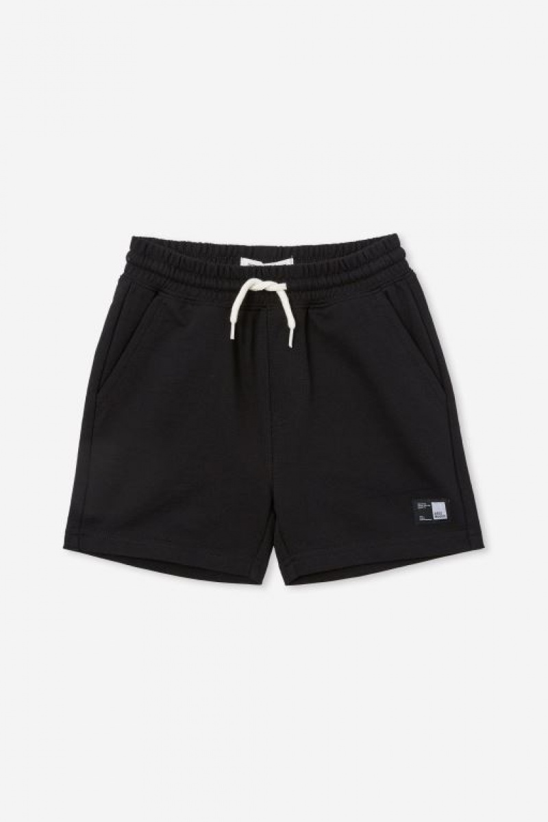Cotton On Henry Slouch Boys' Shorts Black | Ght8oH7xU9R