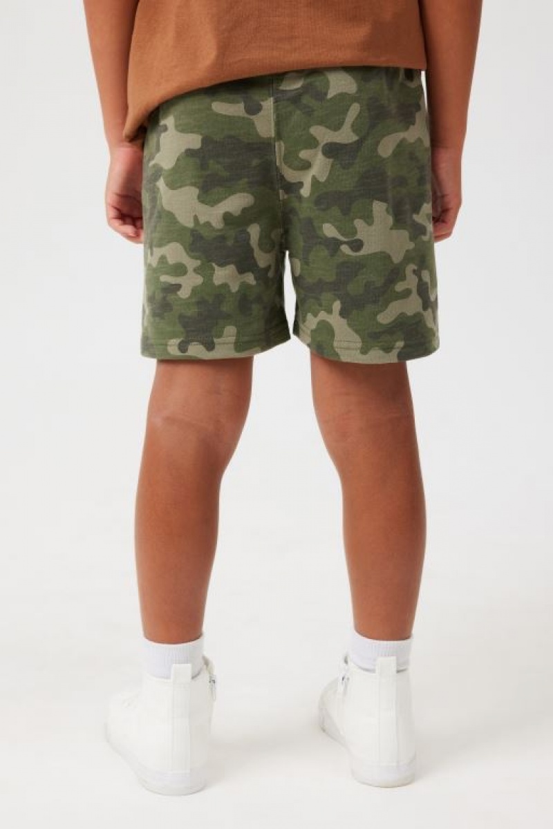 Cotton On Henry Slouch Boys' Shorts Camo | pTcZDSHiw5m