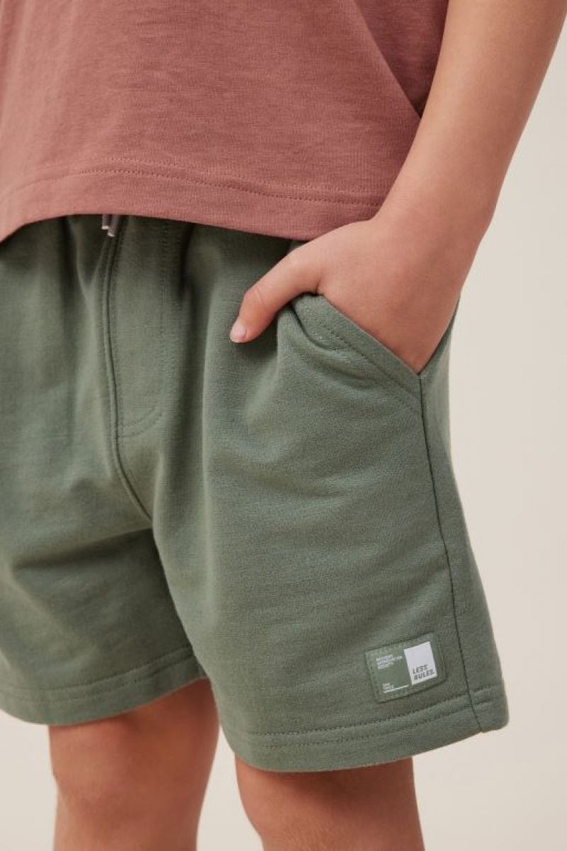 Cotton On Henry Slouch Boys' Shorts Green | I7btmrrEJBh