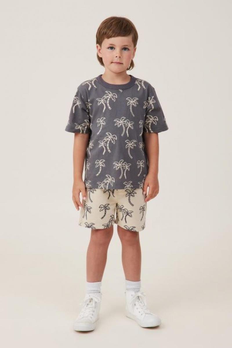 Cotton On Henry Slouch Boys' Shorts Grey | NMtwAlTRxxQ