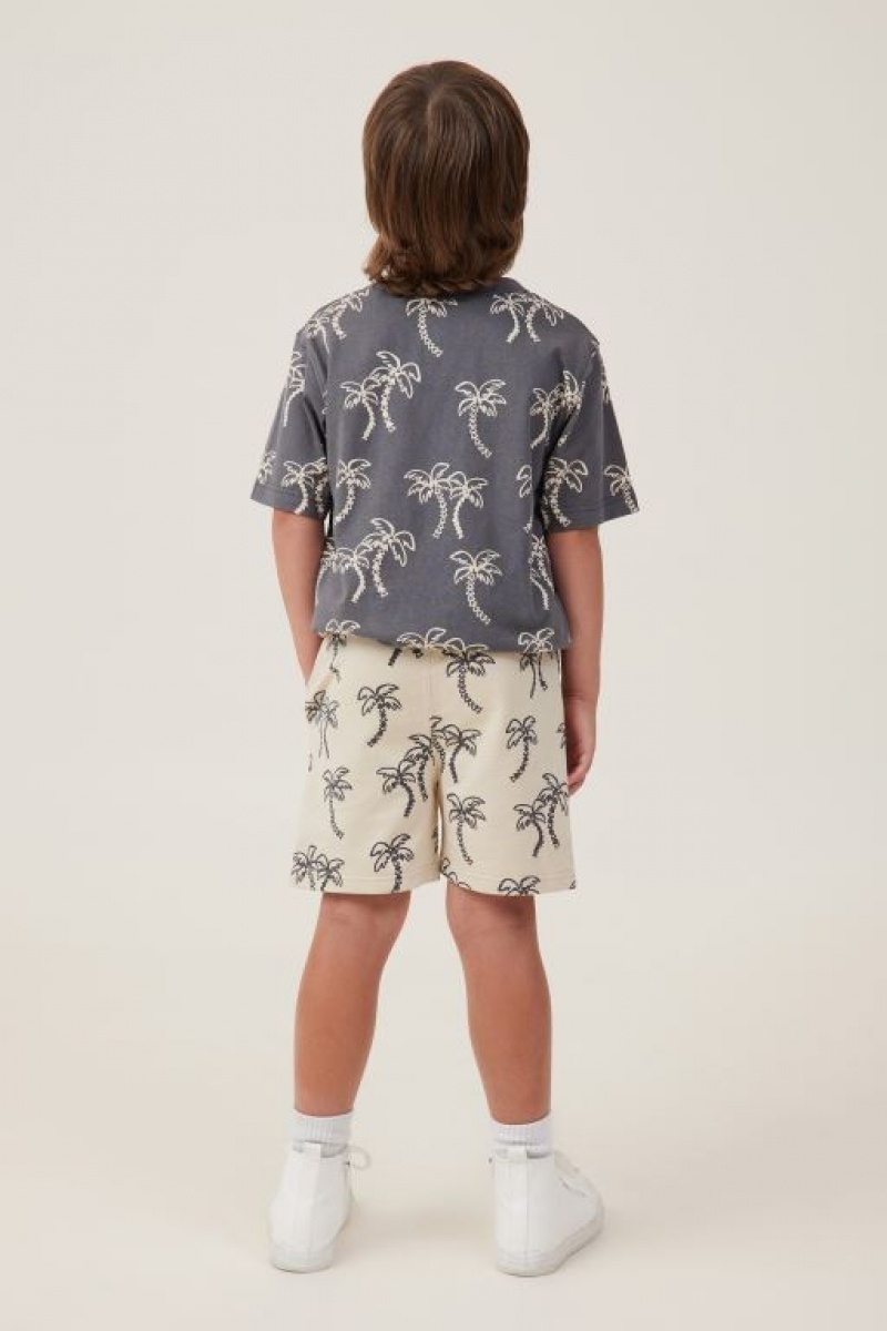 Cotton On Henry Slouch Boys' Shorts Grey | NMtwAlTRxxQ