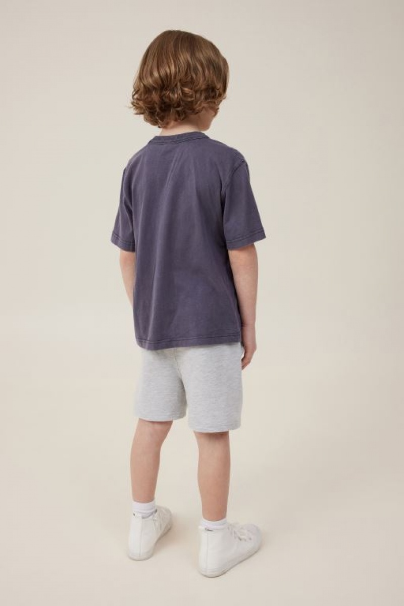 Cotton On Henry Slouch Boys' Shorts Grey | eHkmNSjSuaq