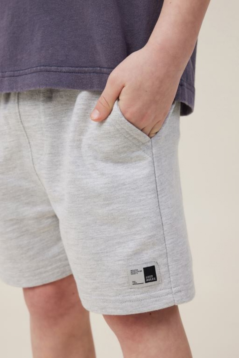 Cotton On Henry Slouch Boys' Shorts Grey | eHkmNSjSuaq