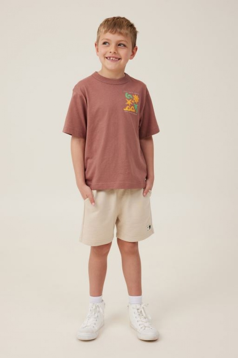 Cotton On Henry Slouch Boys' Shorts Rainy | xH5WSpBPte5