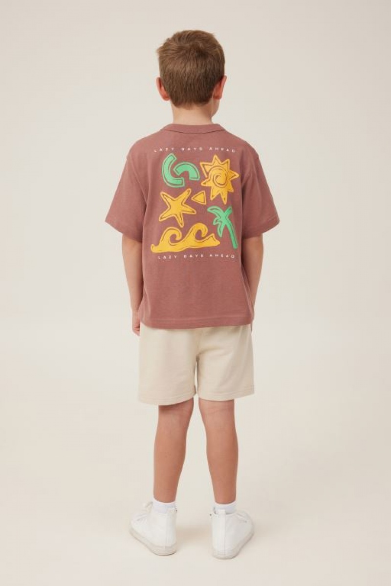 Cotton On Henry Slouch Boys' Shorts Rainy | xH5WSpBPte5