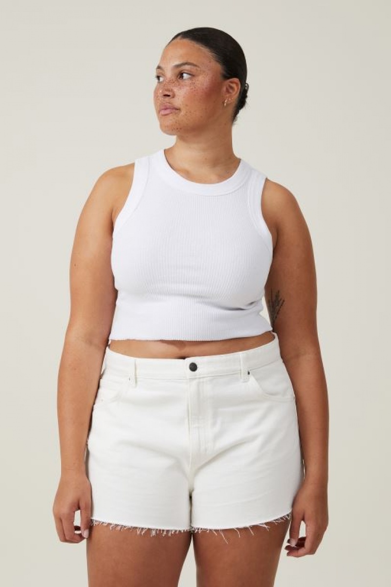 Cotton On High Mom Denim Women's Shorts Whitehaven | KxwP1qUu8fU