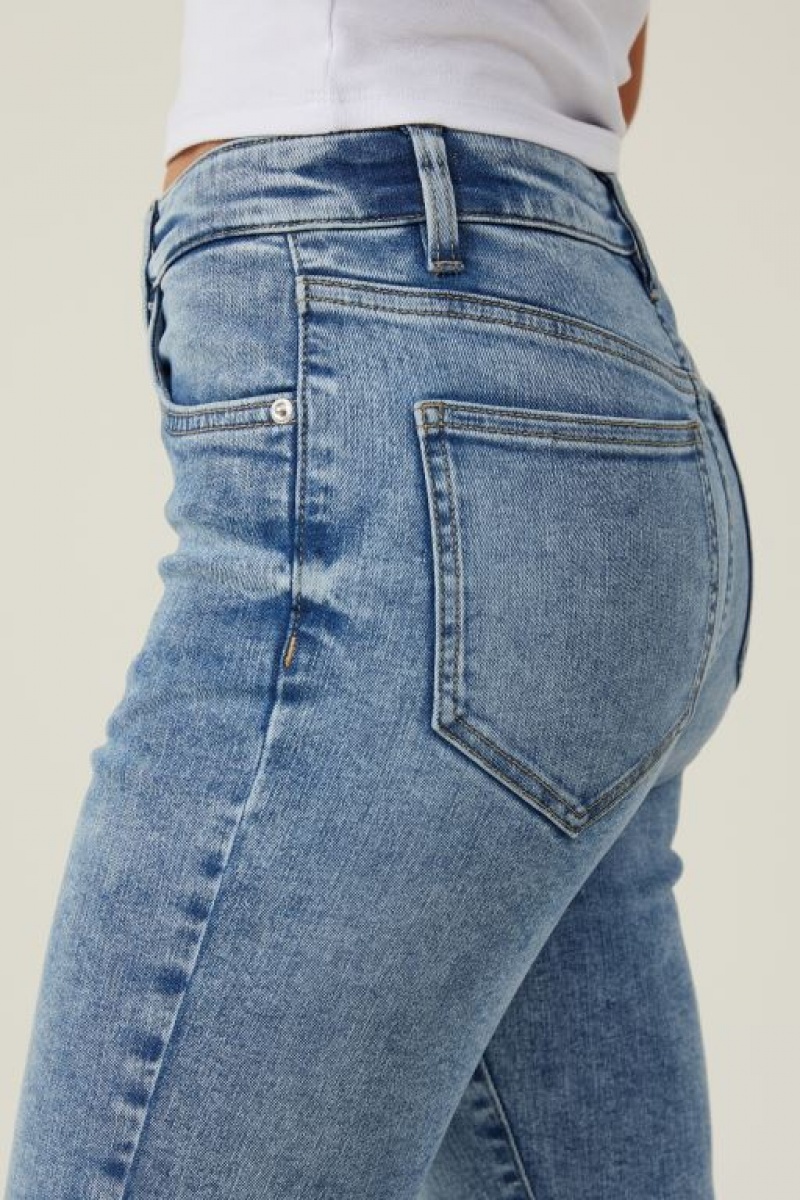 Cotton On High Rise Skinny Jean Women's Pants Blue | lfj5SMBsNDA